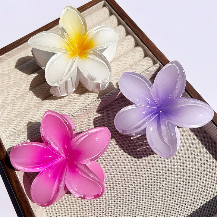 Hawaiian Floral Hair Claw Clip