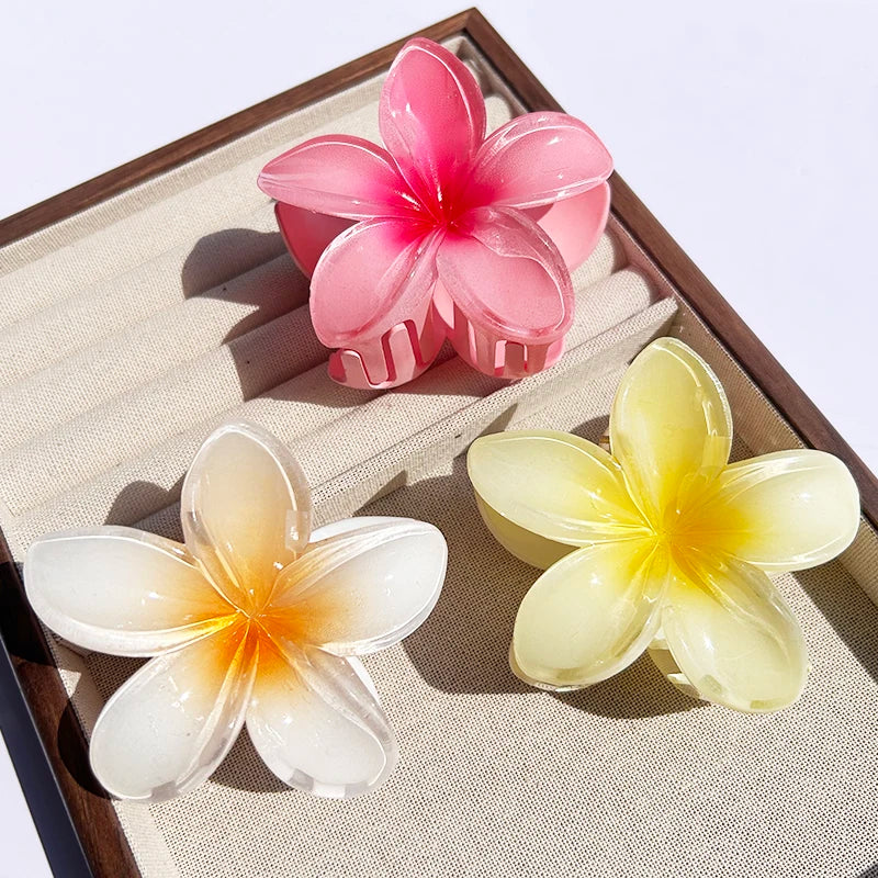 Hawaiian Floral Hair Claw Clip