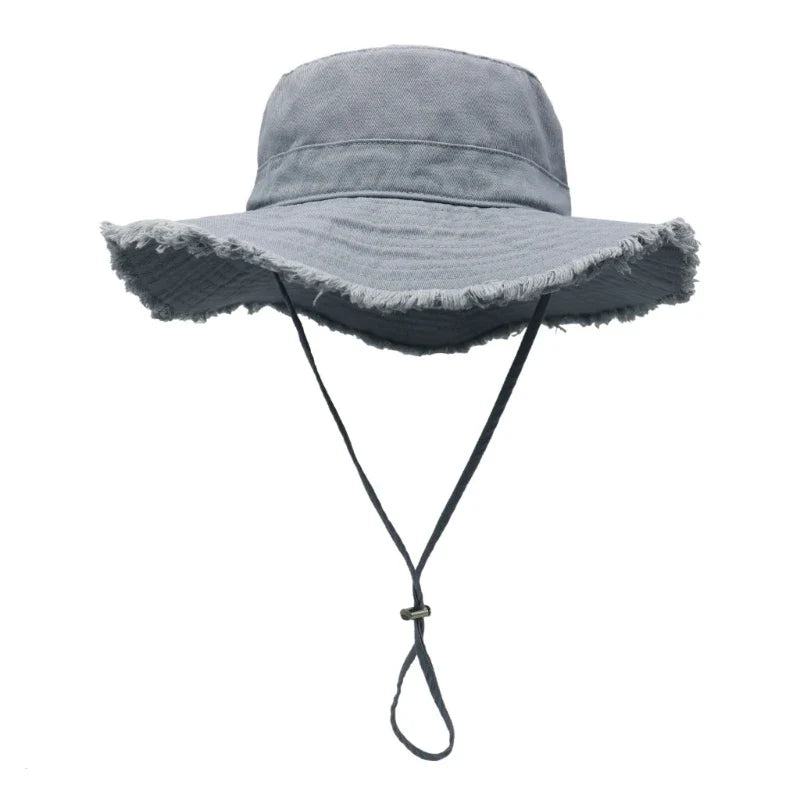 Women's Wide Brim Bucket Hat