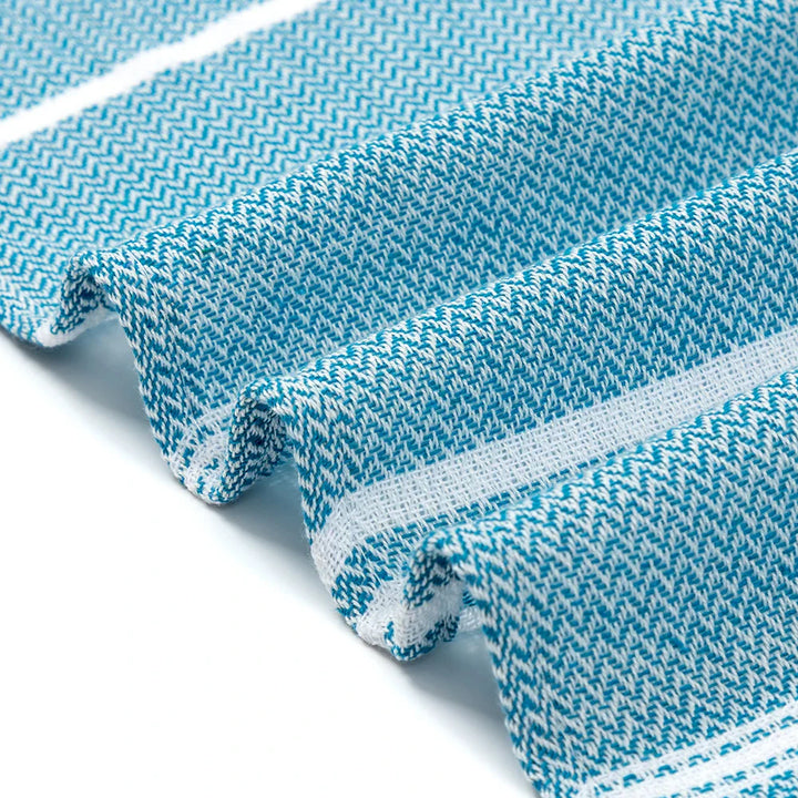 Striped Tassel Bath Towel