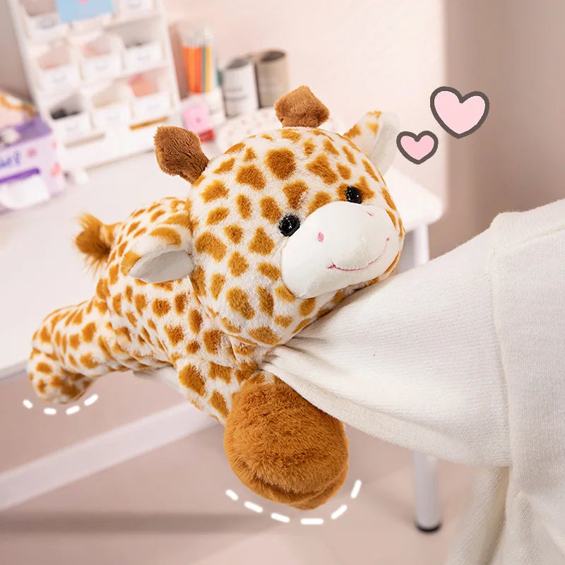 Adorable panda long-armed plush toy. Snuggly soft cuddle friend for kids or adult comfort.