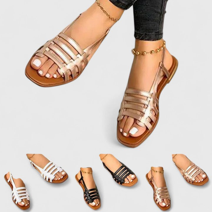 Comfortable women's orthopedic slingback sandals, ideal for walking, with arch support & lightweight design.