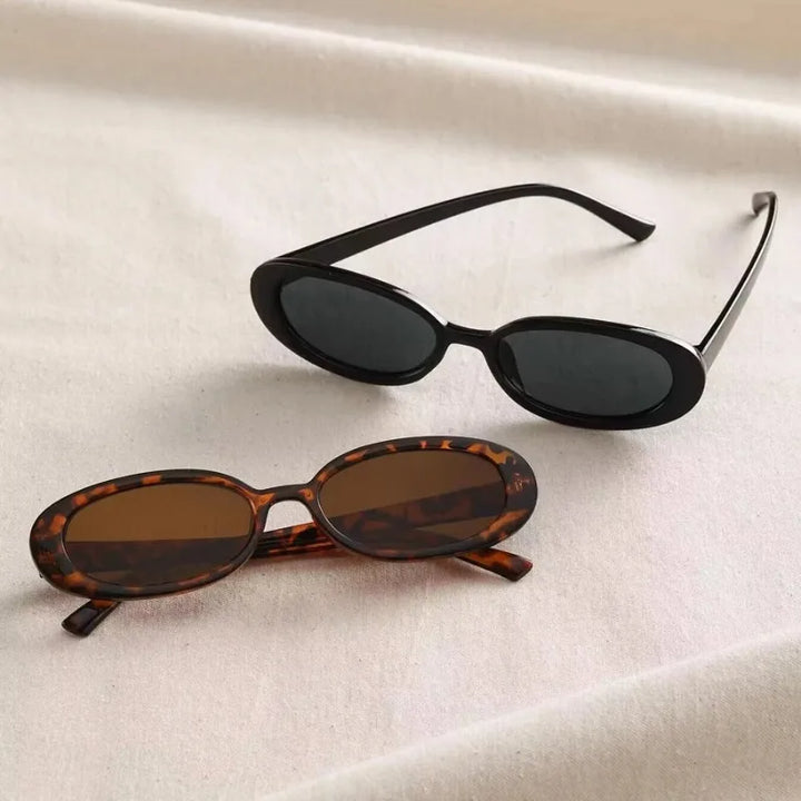 Women's Vintage Oval Sunglasses
