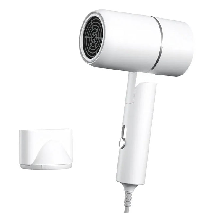 Lightweight, compact ionic hair dryer for frizz control. Perfect travel styling tool for smooth, healthy hair.