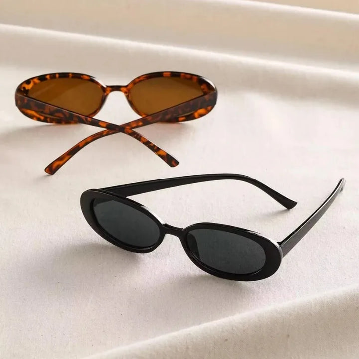 Women's Vintage Oval Sunglasses