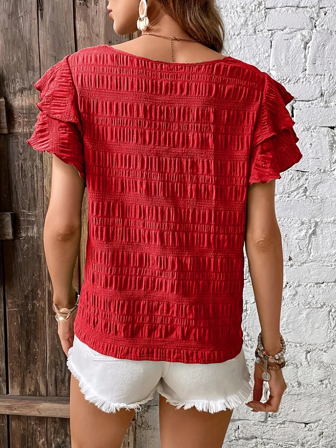 Light & Breezy Blouse with Ruffles