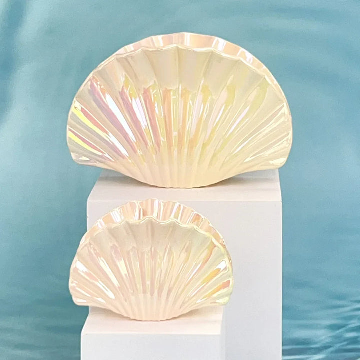 Gradient Shell Hair Claw Clip - Women's Beach Accessory
