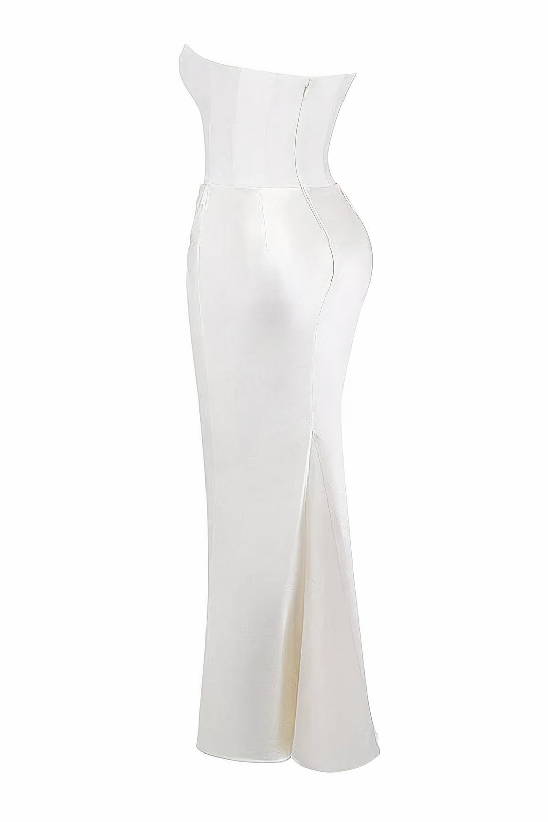 Classic women's elegant corset dress, strapless summer party wear with a flattering and chic bodycon fit.
