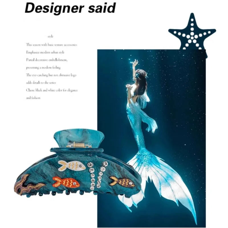 Women's Sea Life Hair Claw Clip