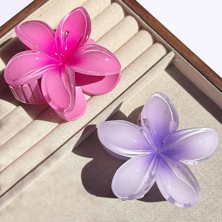 Hawaiian Floral Hair Claw Clip