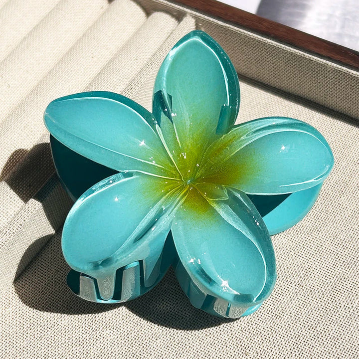 Hawaiian Floral Hair Claw Clip