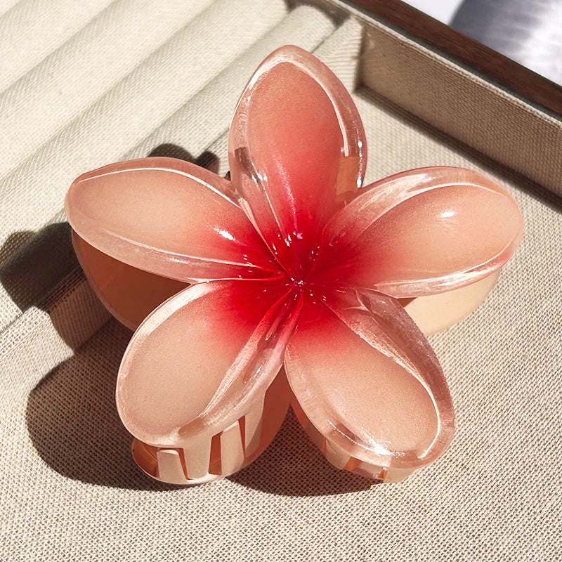 Hawaiian Floral Hair Claw Clip