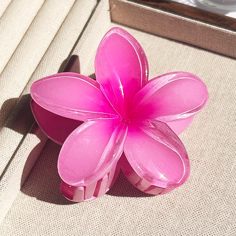 Hawaiian Floral Hair Claw Clip