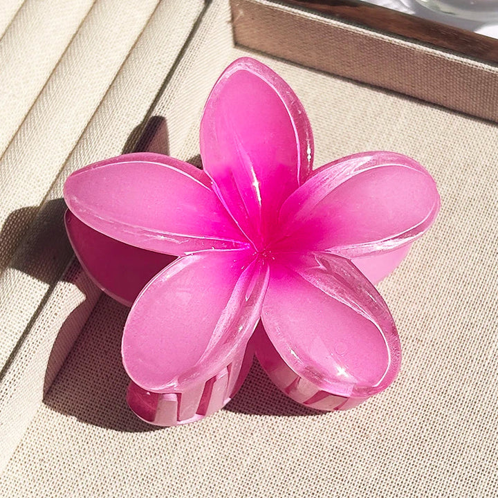 Hawaiian Floral Hair Claw Clip