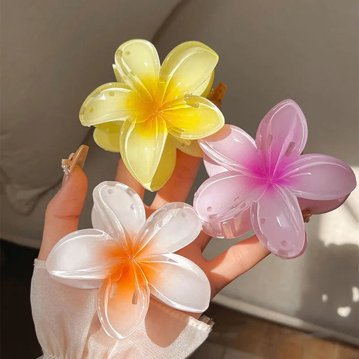 Hawaiian Floral Hair Claw Clip