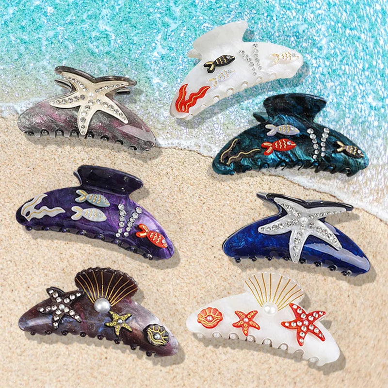 Women's Sea Life Hair Claw Clip