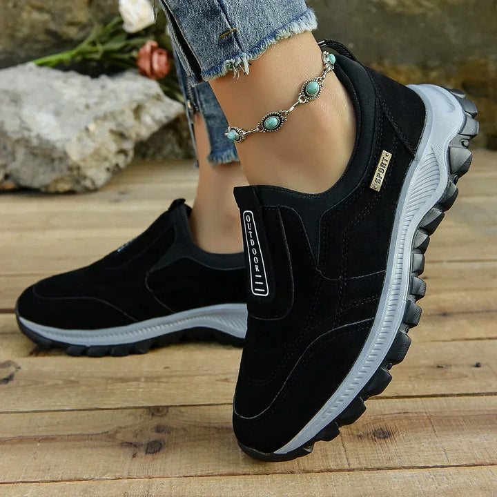 Lightweight women's walking shoes, orthopedic design, ideal for daily wear & foot health.