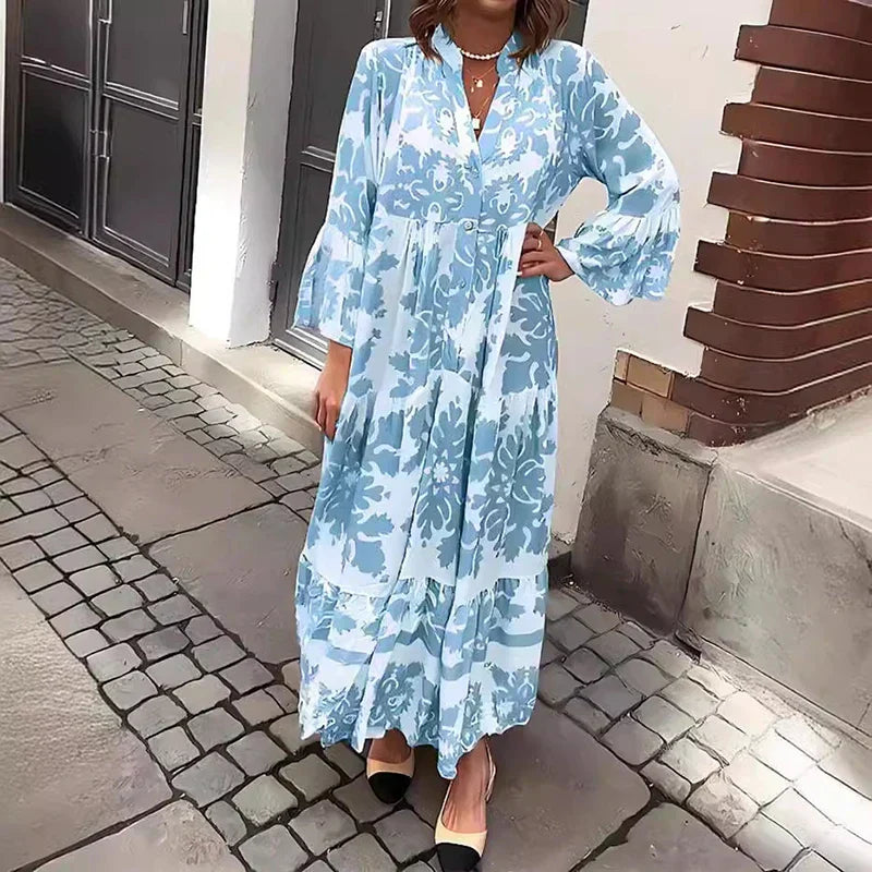 Avielle Boho Maxi Dress | Printed Fashion