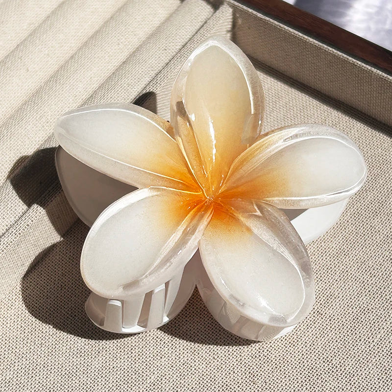 Hawaiian Floral Hair Claw Clip