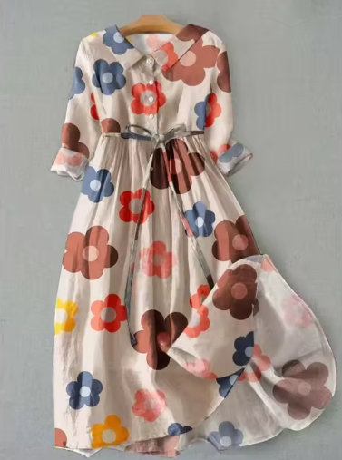 Amelie Retro Bloom Dress