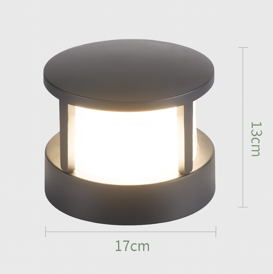 Modern square LED wall light, energy-efficient & durable for home exterior.