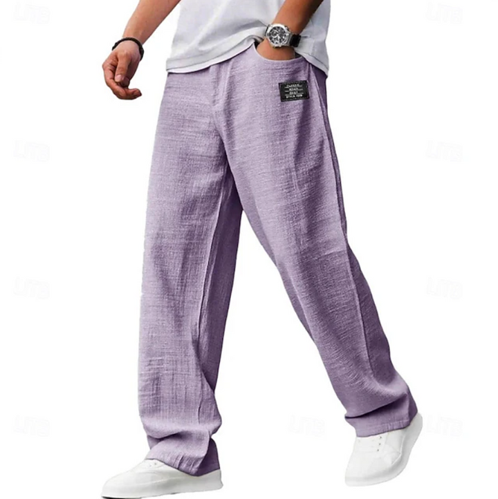 Loose fit men's pants designed for everyday comfort, relaxed style & versatility.