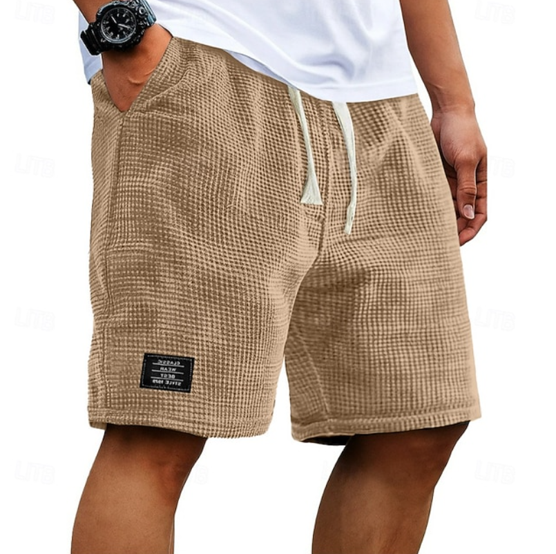 Casual men's summer shorts, breathable and lightweight for hot weather.