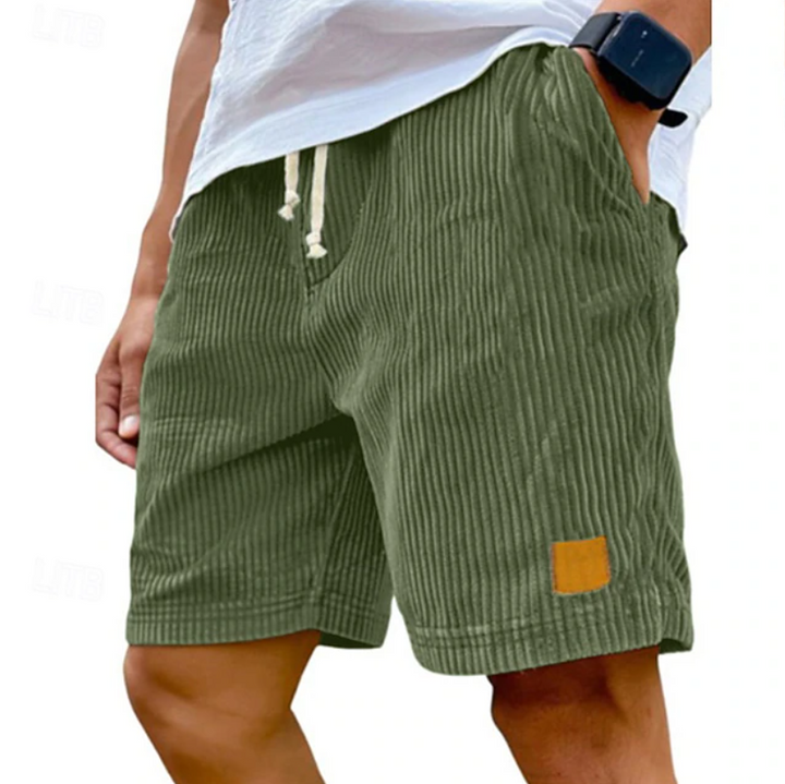 Comfortable men's lace-up shorts, great for summer, beachwear, or casual outings.