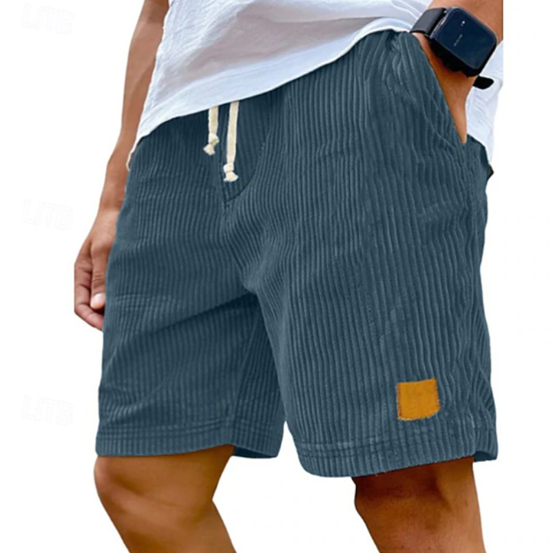 Versatile men's summer shorts with classic lace-up design, perfect for warm days.