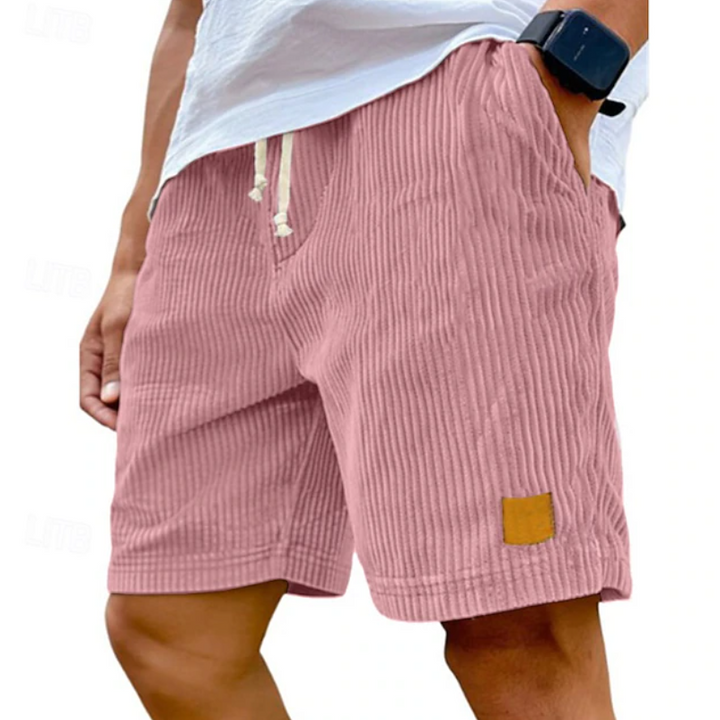 Casual men's lace-up shorts, designed for relaxed comfort during summer & vacations.