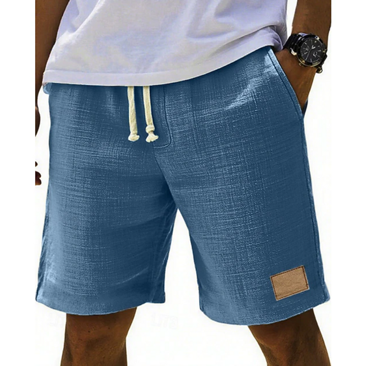 Stylish men's relaxed fit casual summer shorts, versatile for everyday & beachwear.