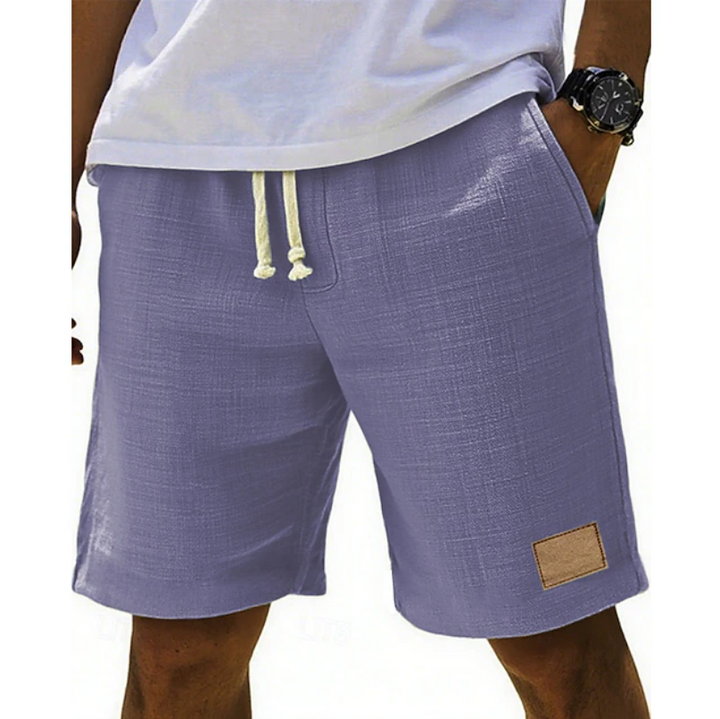 Ultra-comfortable men's relaxed fit summer shorts, perfect casual beachwear.