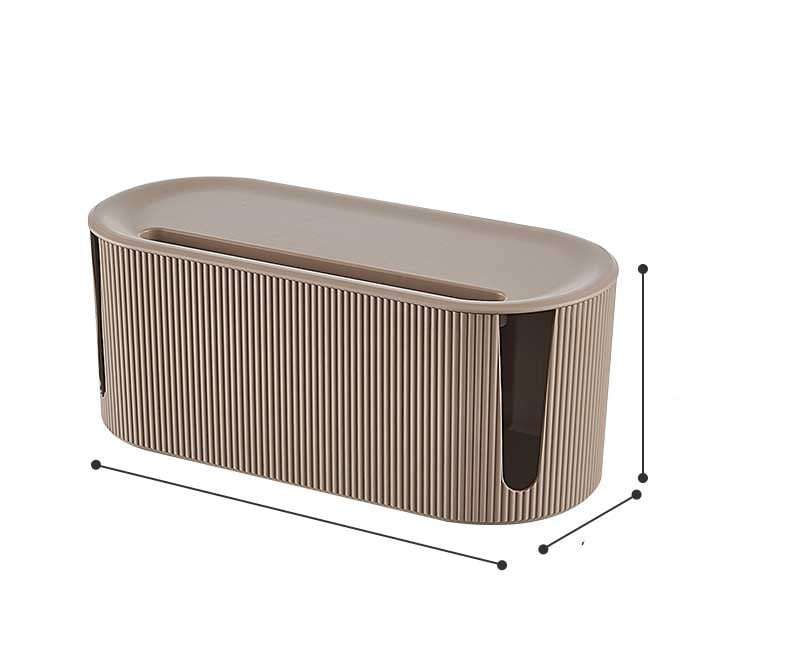 Transform your messy desk with these universal cable & charger organizer boxes, a clutter solution.