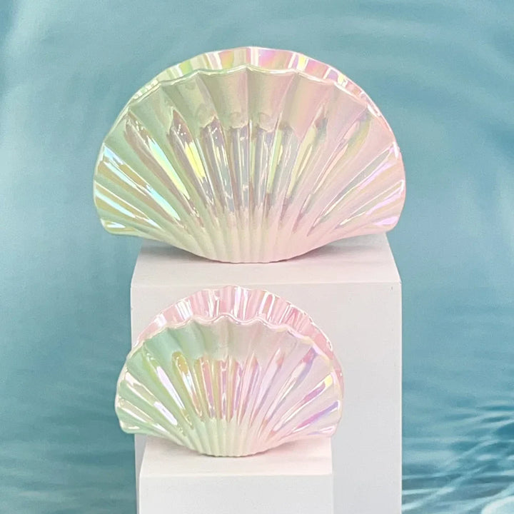Gradient Shell Hair Claw Clip - Women's Beach Accessory