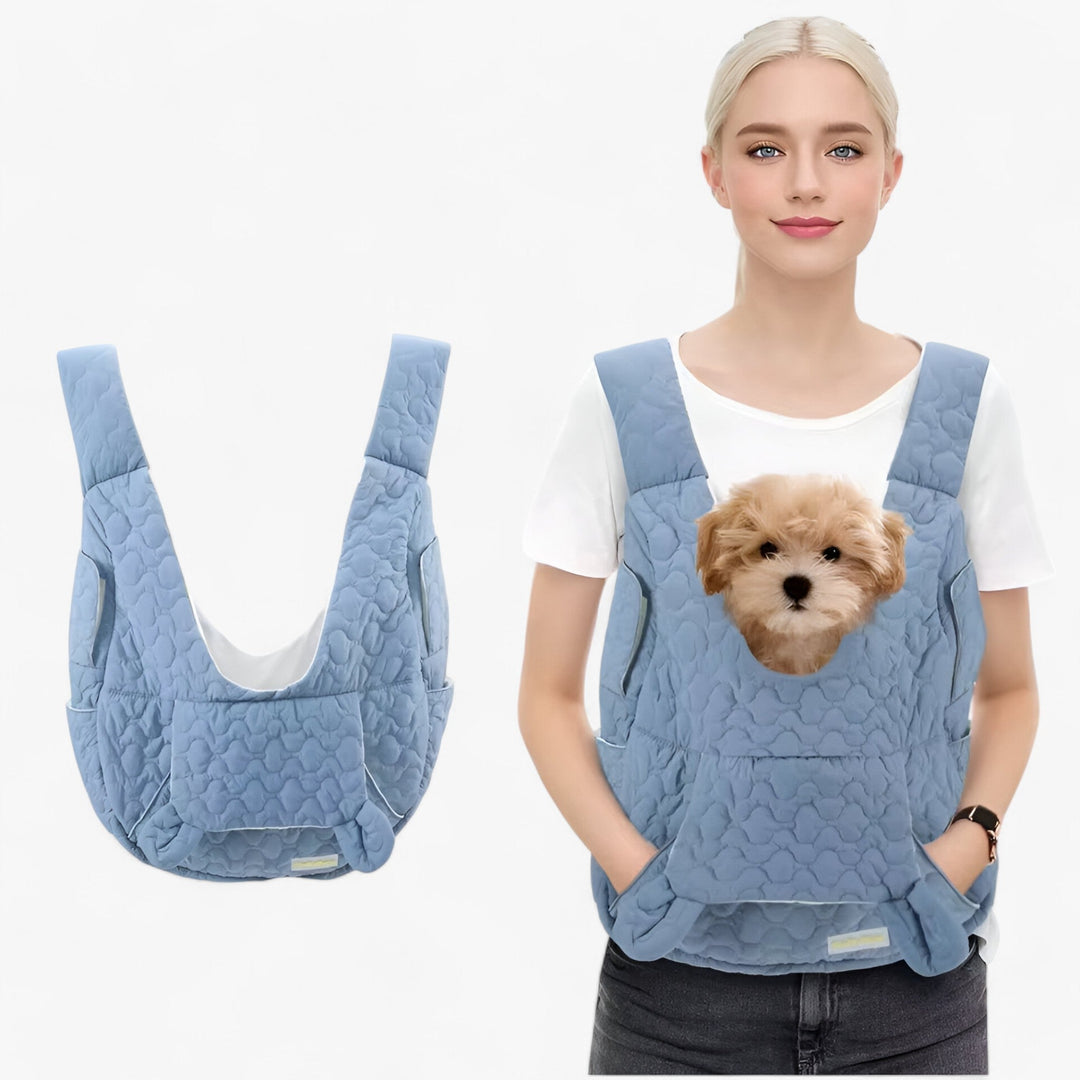Waterproof pet carrier backpack for cats & small dogs up to 22 lbs. Ideal for travel & outdoor adventures.