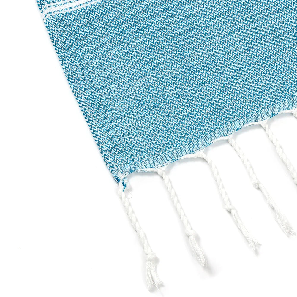 Striped Tassel Bath Towel