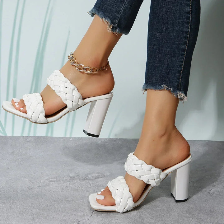 Women's Braided Ankle Strap Sandals