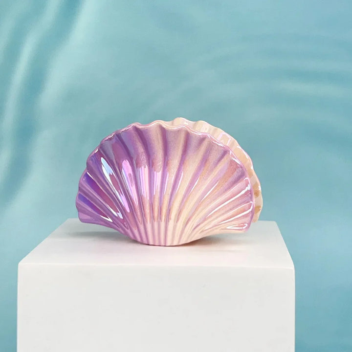 Gradient Shell Hair Claw Clip - Women's Beach Accessory