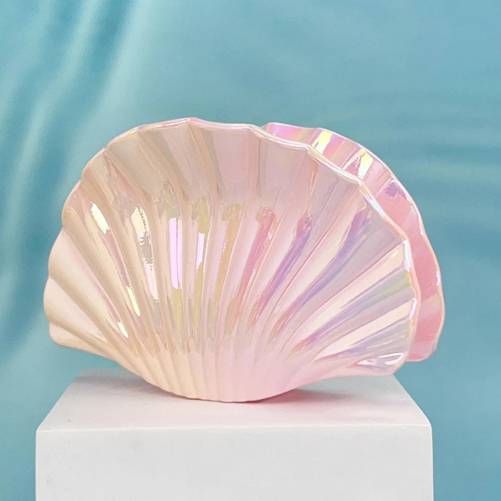 Gradient Shell Hair Claw Clip - Women's Beach Accessory