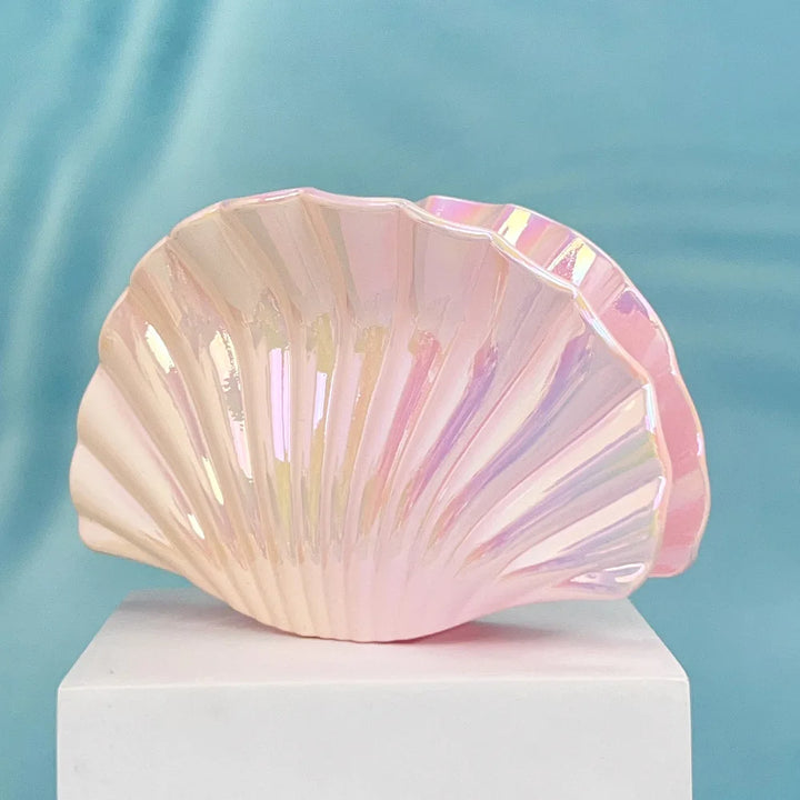 Gradient Shell Hair Claw Clip - Women's Beach Accessory