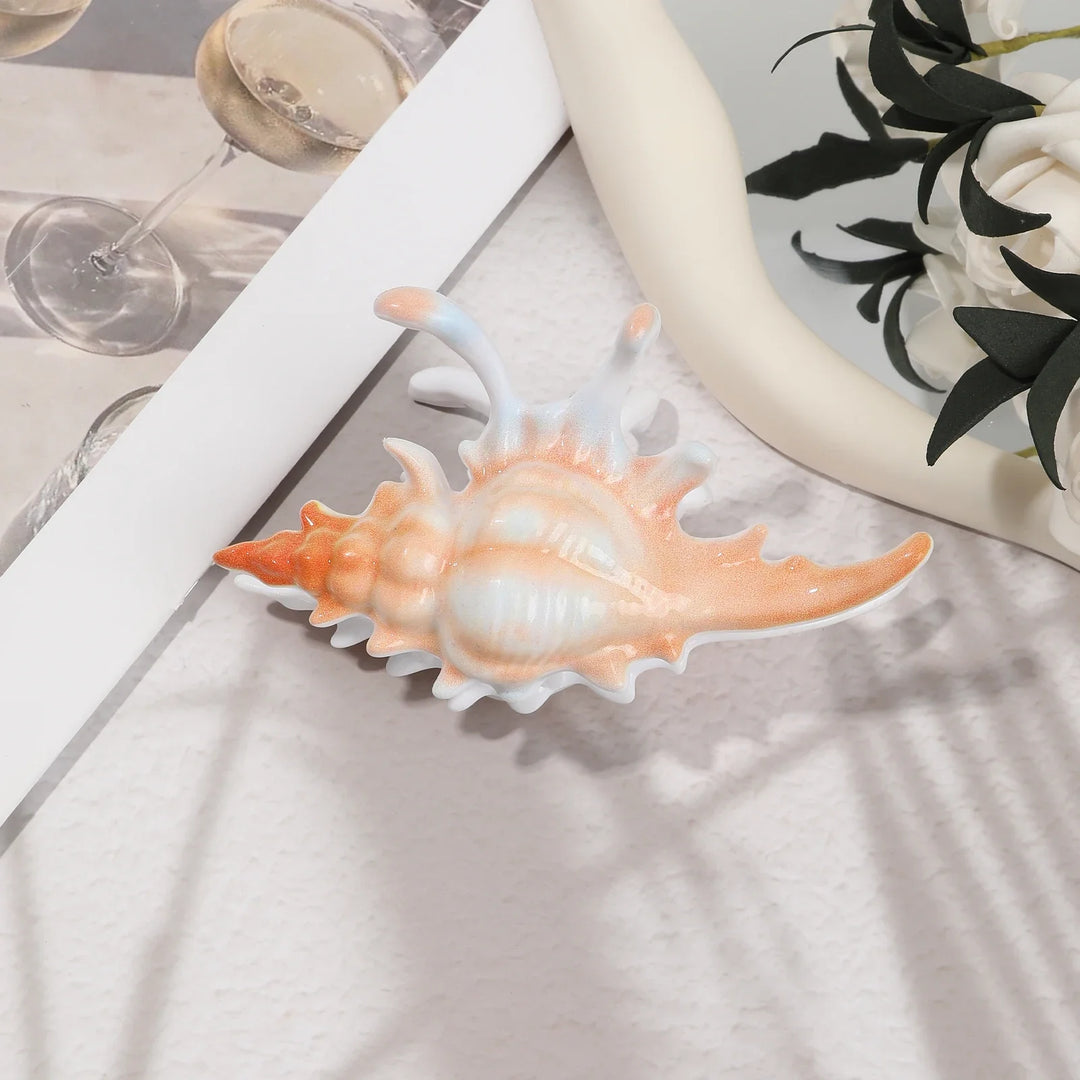 AWAYTR™ | Ocean Conch Hair Claw Clips for Women Shell Crab Hair Clip shell Catcher Ins Fairy Summer Sea Y2K Hair Accessries