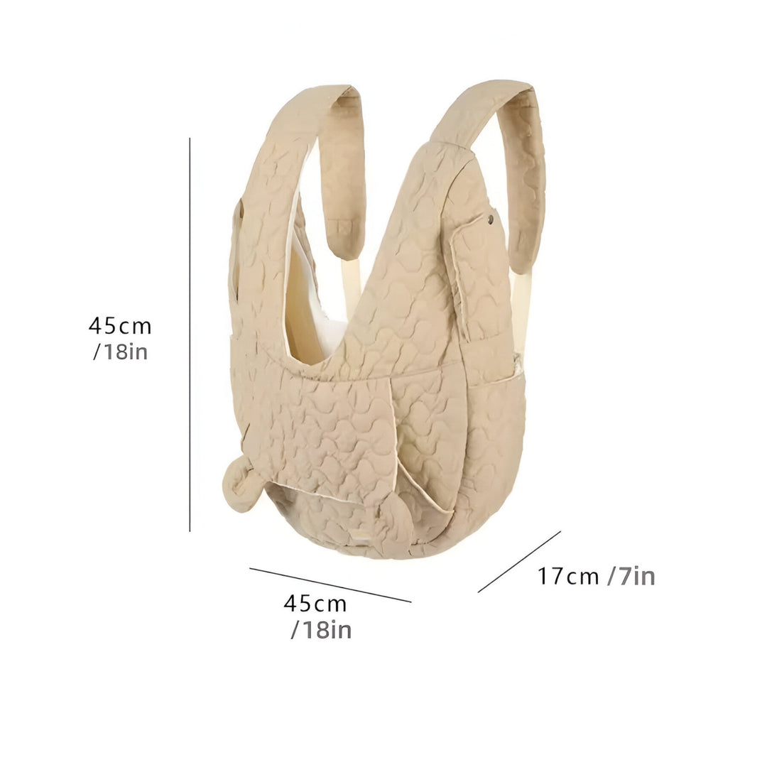 Comfortable, ventilated pet carrier backpack with adjustable straps for cats & small dogs. Perfect for travel.