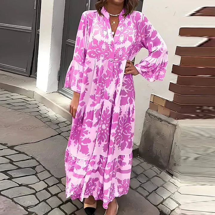 Avielle Boho Maxi Dress | Printed Fashion