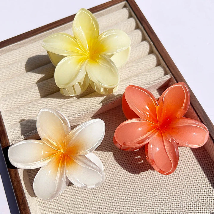 Hawaiian Floral Hair Claw Clip