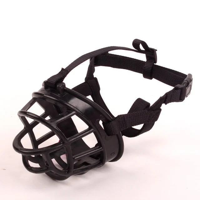 Comfortable, non-restrictive silicone dog muzzle for training, promoting safe socialization & behavior control.