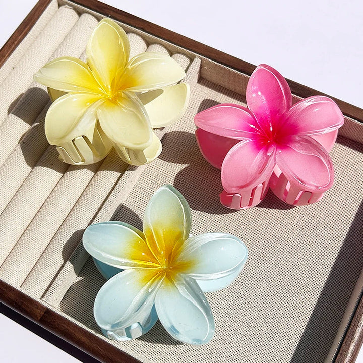 Hawaiian Floral Hair Claw Clip
