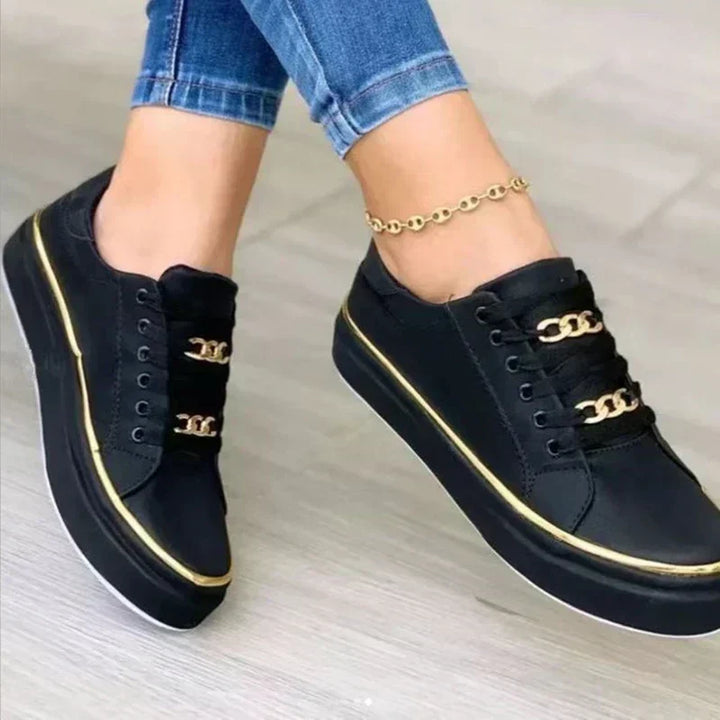 Women's orthopedic sneakers with arch support for all-day comfort. Ideal for walking and foot health.