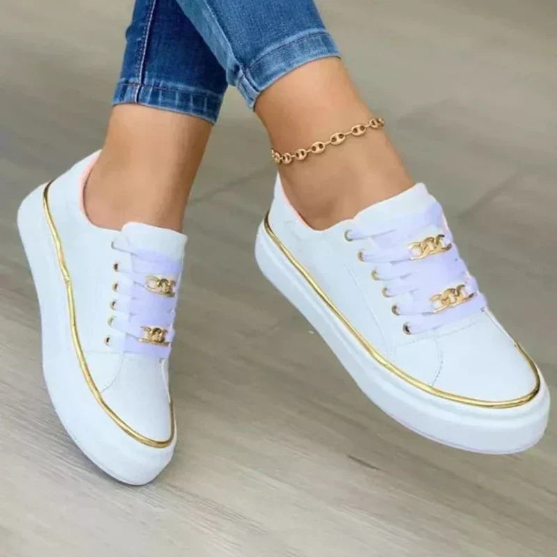 Stylish women's casual sneakers offering orthopedic support and comfort for daily wear and improved posture.