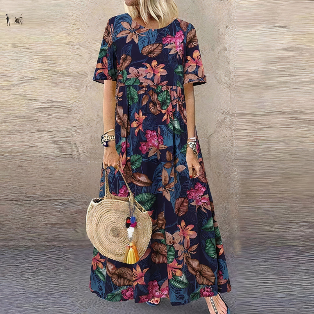 Lotte™ Vibrant Floral Maxi Dress