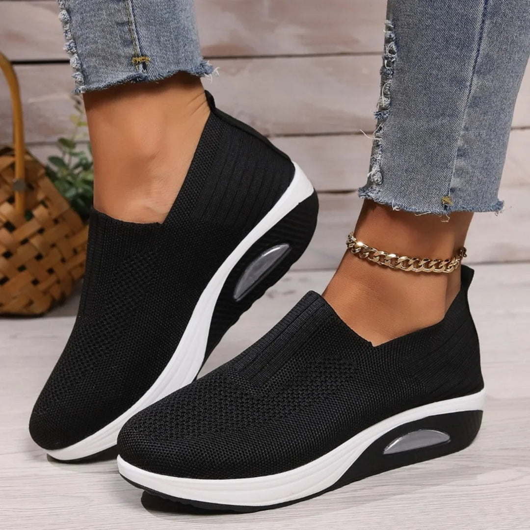 Women's lightweight orthopedic slip-on sneakers for ultimate comfort and easy walking.